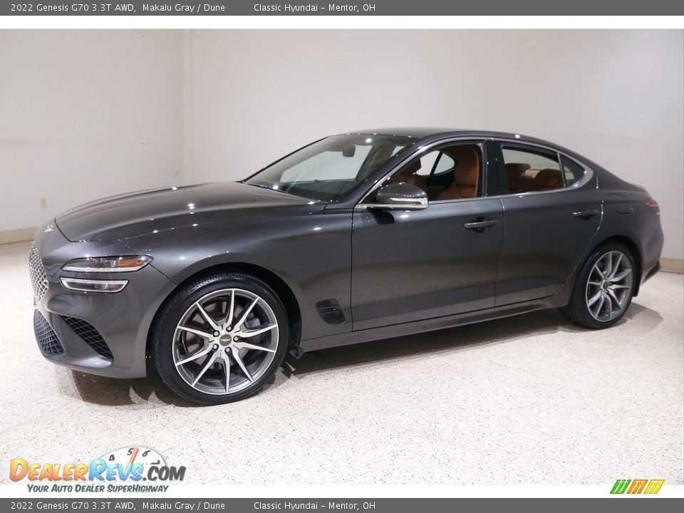 Makalu Gray 2022 Genesis G70 3.3T AWD Photo #3