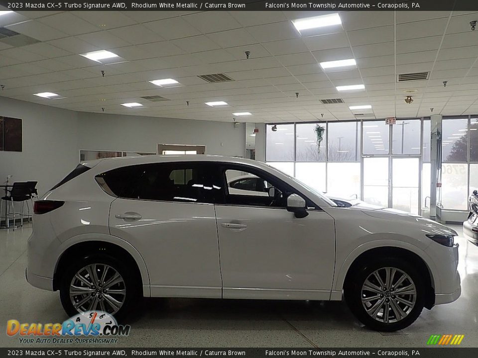 Rhodium White Metallic 2023 Mazda CX-5 Turbo Signature AWD Photo #1