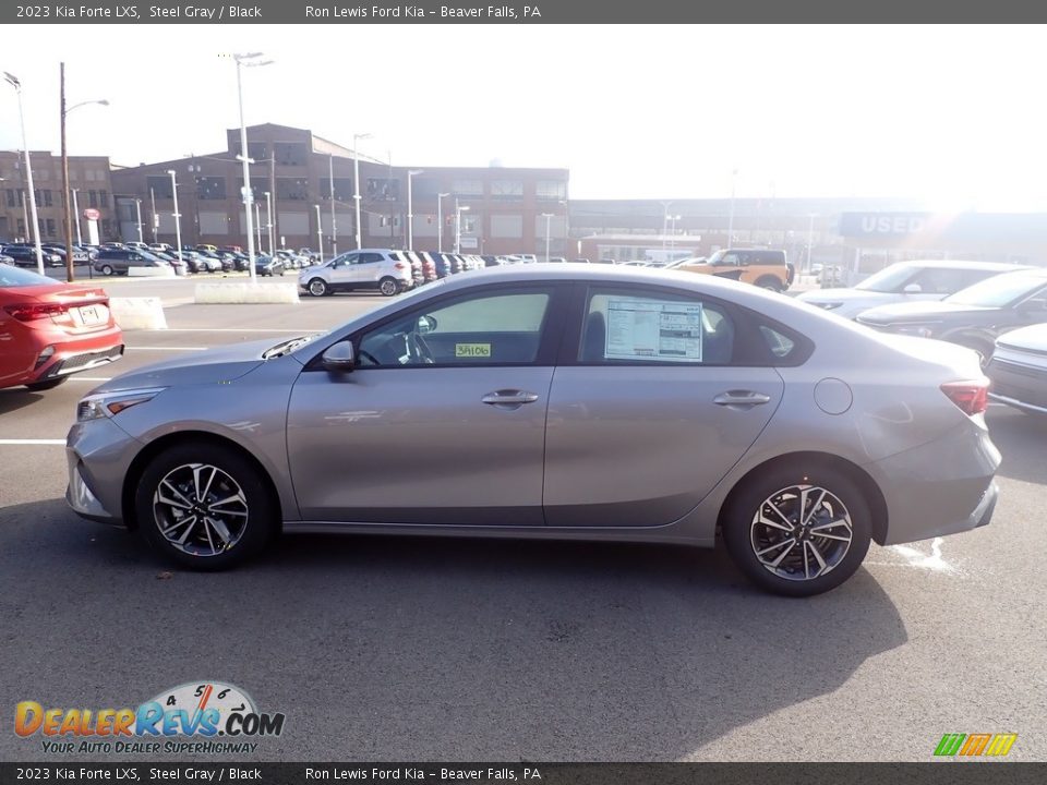 Steel Gray 2023 Kia Forte LXS Photo #5