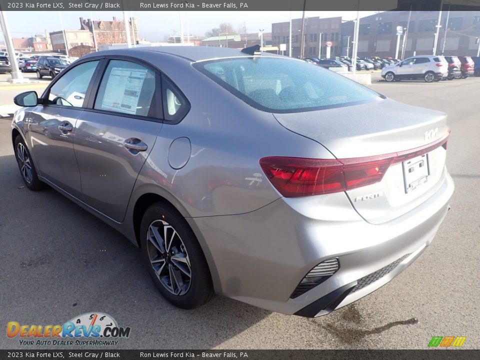 2023 Kia Forte LXS Steel Gray / Black Photo #6