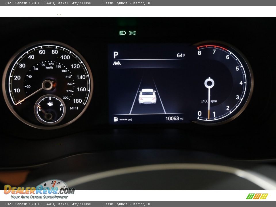 2022 Genesis G70 3.3T AWD Gauges Photo #8