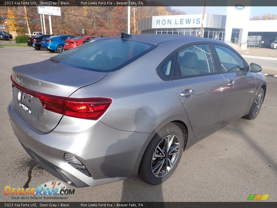 2023 Kia Forte LXS Steel Gray / Black Photo #8