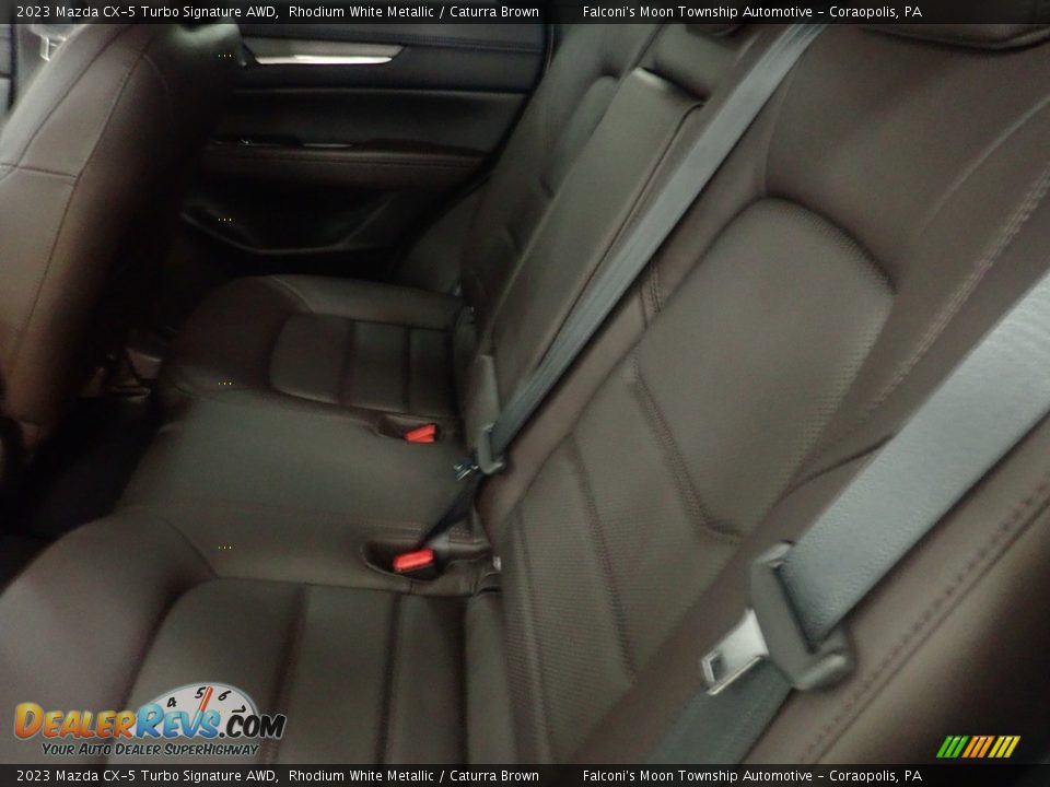 Rear Seat of 2023 Mazda CX-5 Turbo Signature AWD Photo #12