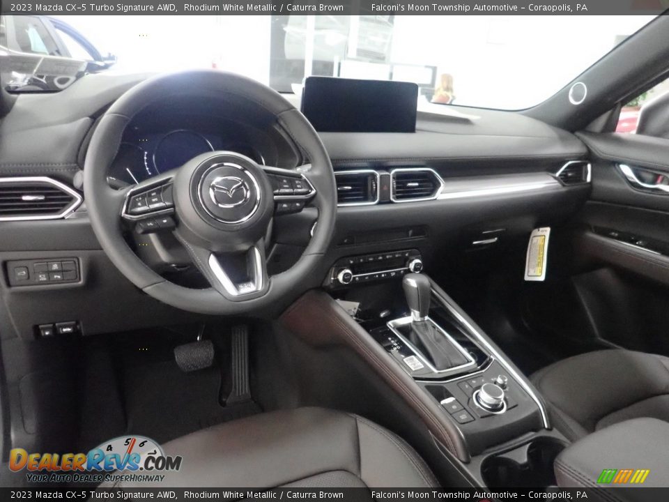 Dashboard of 2023 Mazda CX-5 Turbo Signature AWD Photo #13