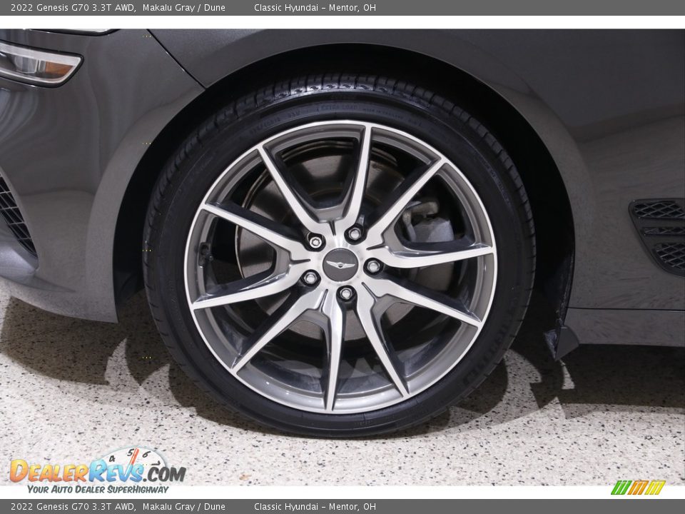 2022 Genesis G70 3.3T AWD Wheel Photo #22