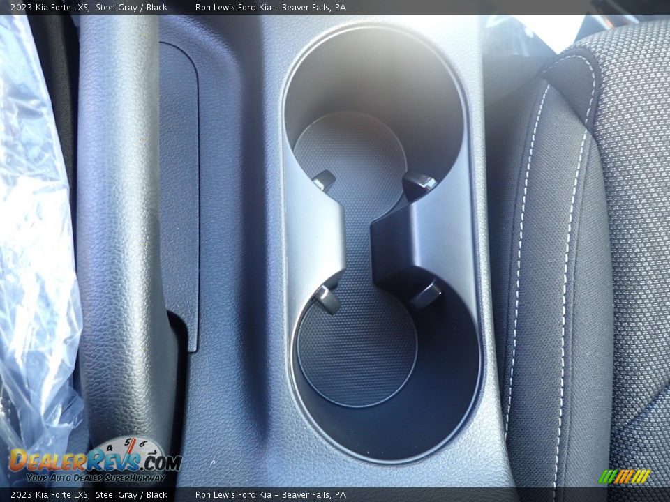 2023 Kia Forte LXS Steel Gray / Black Photo #19