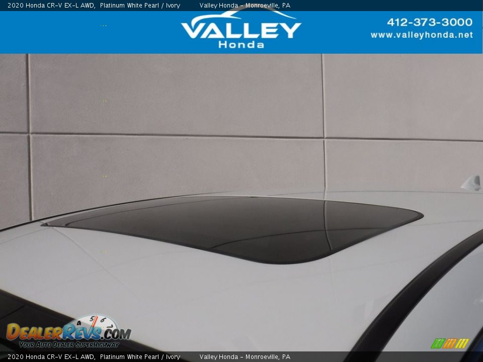 2020 Honda CR-V EX-L AWD Platinum White Pearl / Ivory Photo #3
