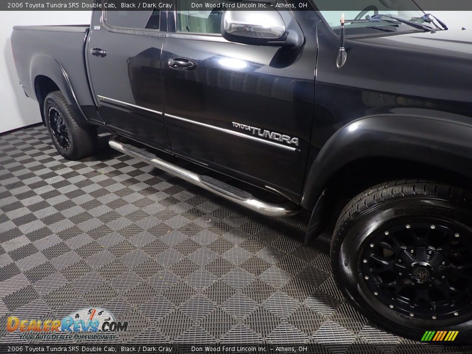 2006 Toyota Tundra SR5 Double Cab Black / Dark Gray Photo #3