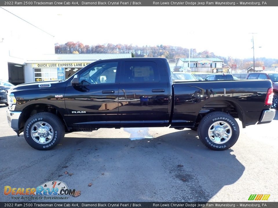 2022 Ram 2500 Tradesman Crew Cab 4x4 Diamond Black Crystal Pearl / Black Photo #2