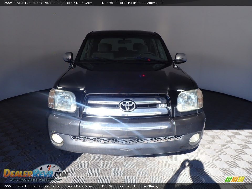 2006 Toyota Tundra SR5 Double Cab Black / Dark Gray Photo #4
