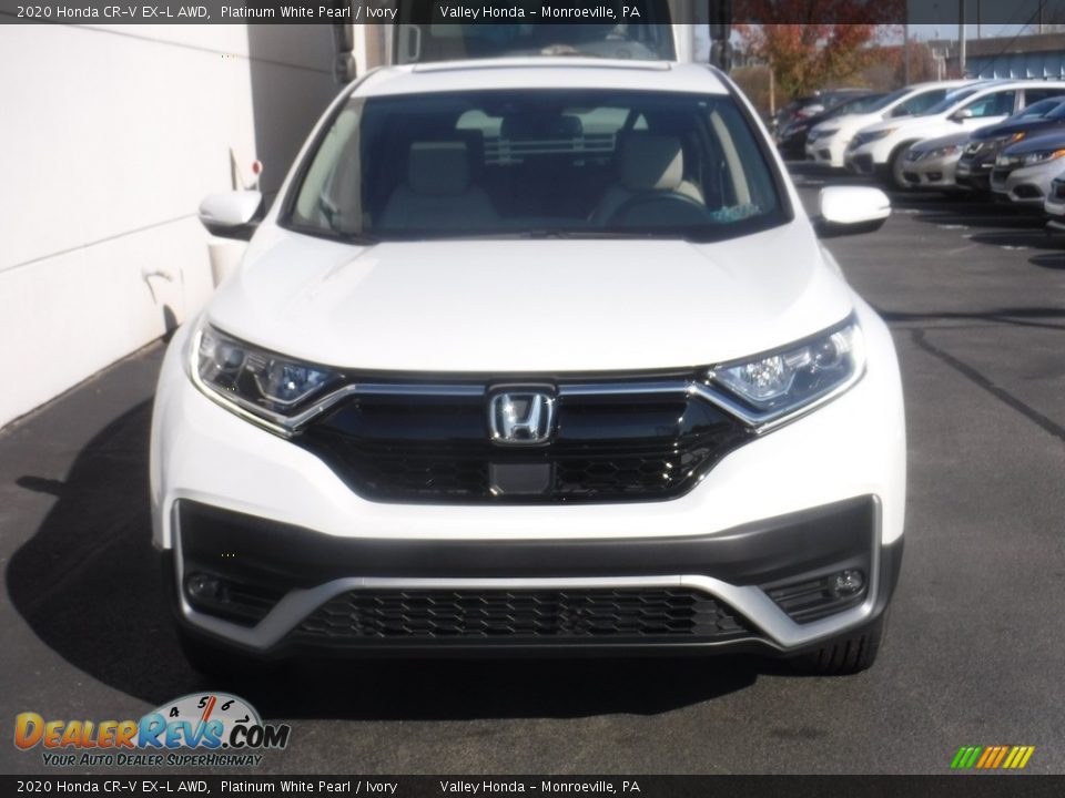 2020 Honda CR-V EX-L AWD Platinum White Pearl / Ivory Photo #5