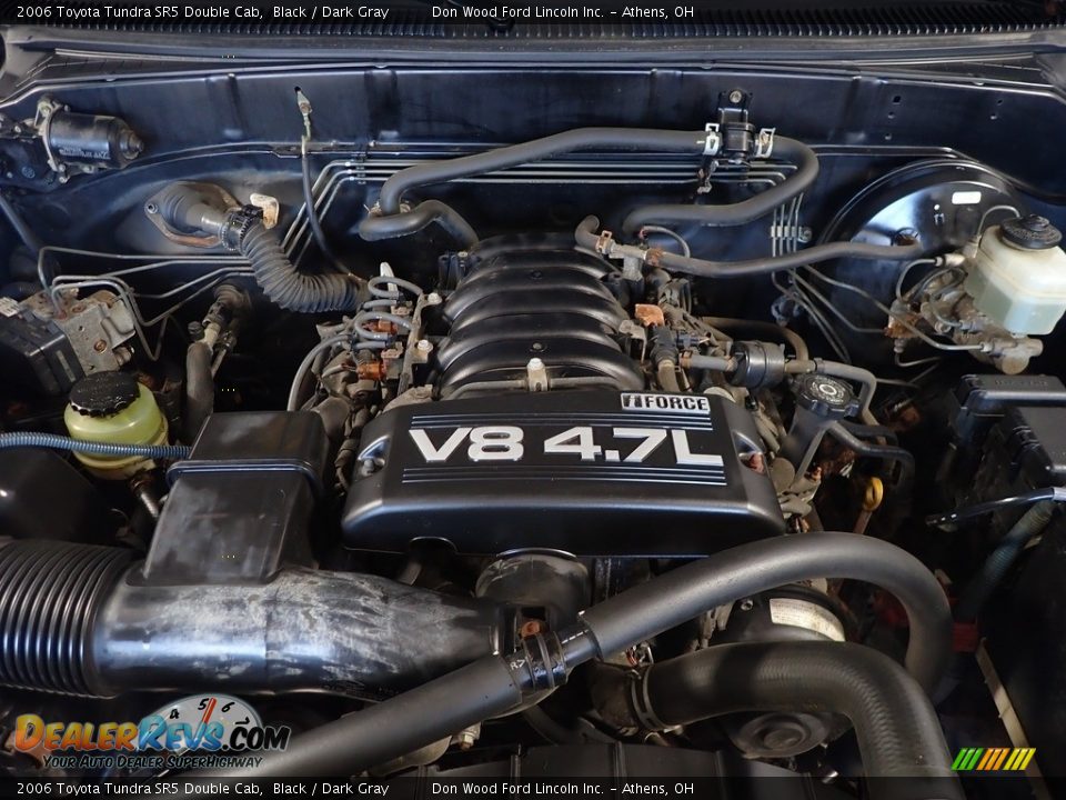 2006 Toyota Tundra SR5 Double Cab Black / Dark Gray Photo #6