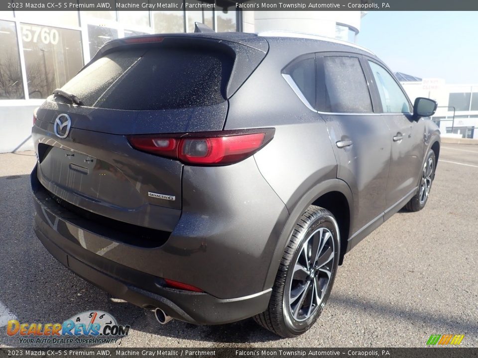 2023 Mazda CX-5 S Premium AWD Machine Gray Metallic / Parchment Photo #2