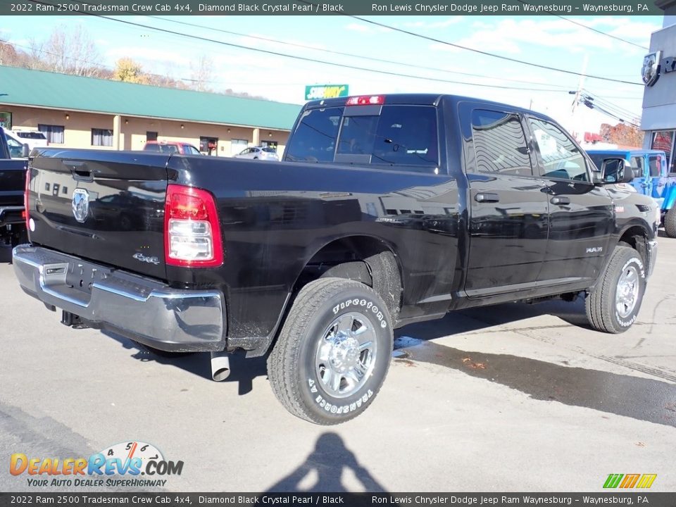 2022 Ram 2500 Tradesman Crew Cab 4x4 Diamond Black Crystal Pearl / Black Photo #5