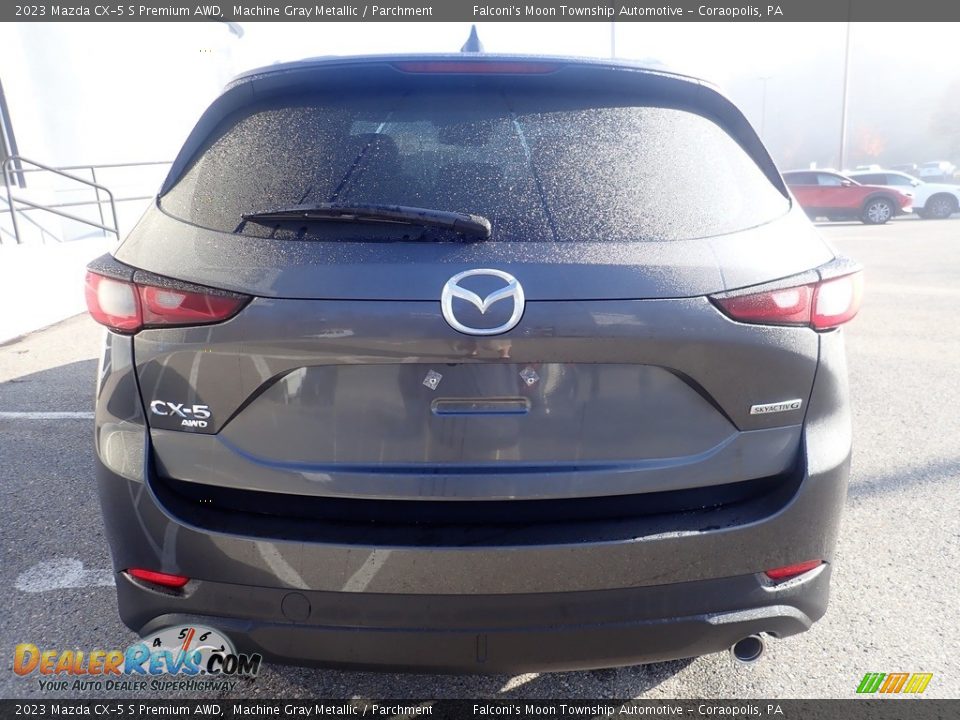 2023 Mazda CX-5 S Premium AWD Machine Gray Metallic / Parchment Photo #3