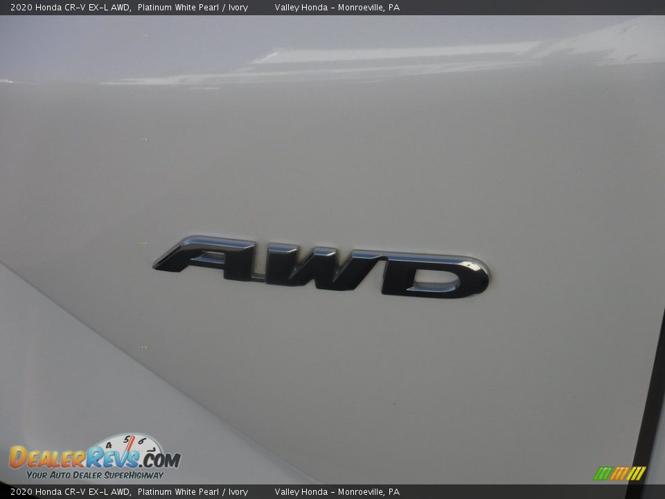 2020 Honda CR-V EX-L AWD Platinum White Pearl / Ivory Photo #8