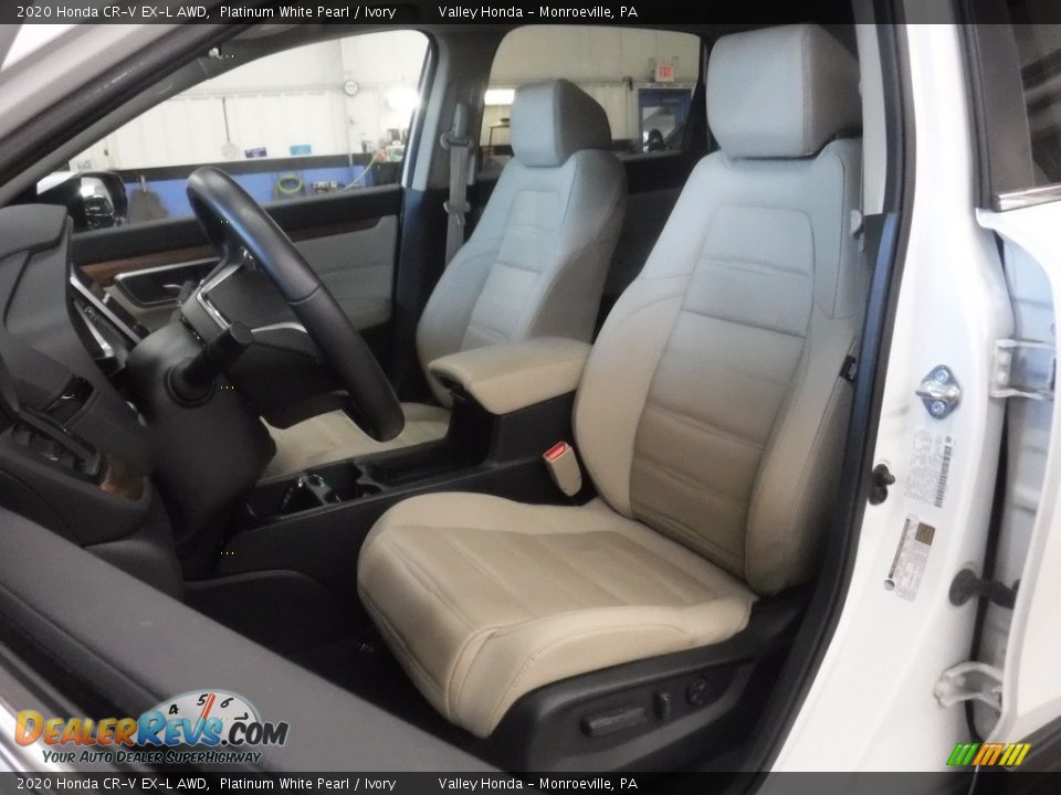 2020 Honda CR-V EX-L AWD Platinum White Pearl / Ivory Photo #11