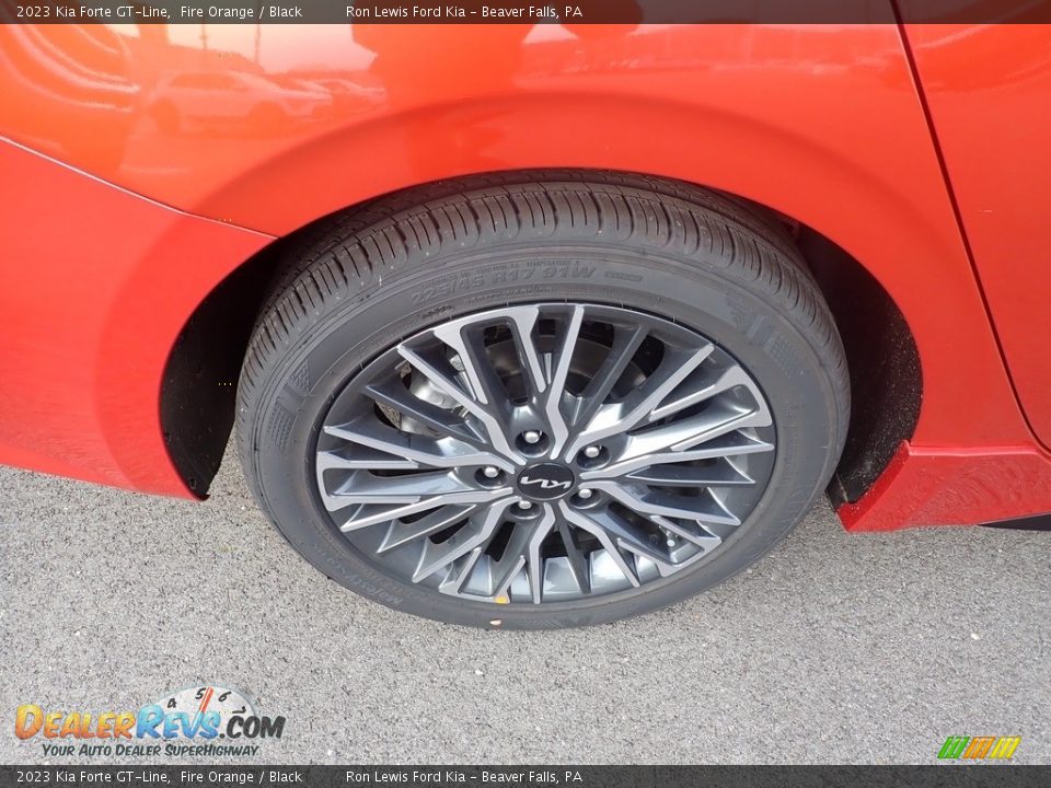 2023 Kia Forte GT-Line Fire Orange / Black Photo #9