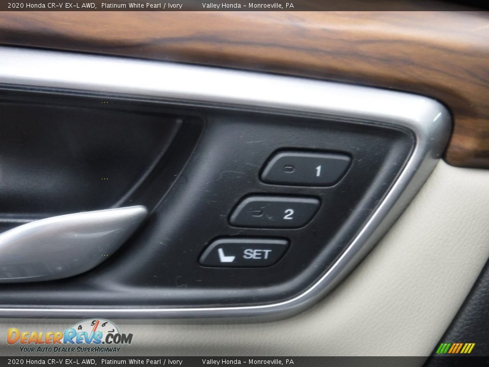 2020 Honda CR-V EX-L AWD Platinum White Pearl / Ivory Photo #14