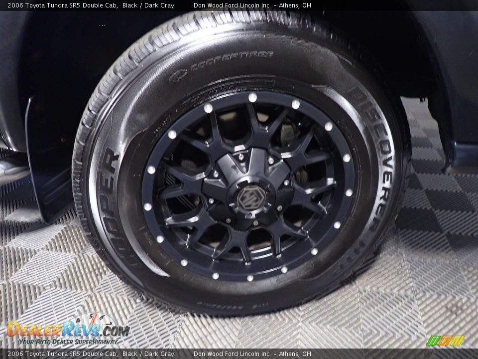 2006 Toyota Tundra SR5 Double Cab Black / Dark Gray Photo #15