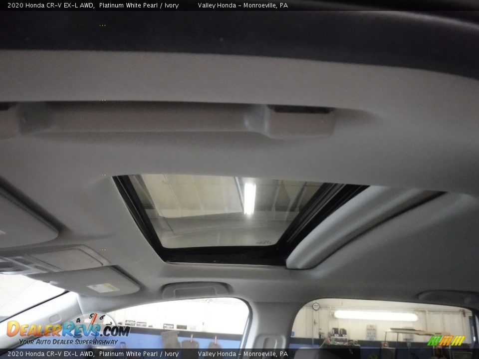 2020 Honda CR-V EX-L AWD Platinum White Pearl / Ivory Photo #17