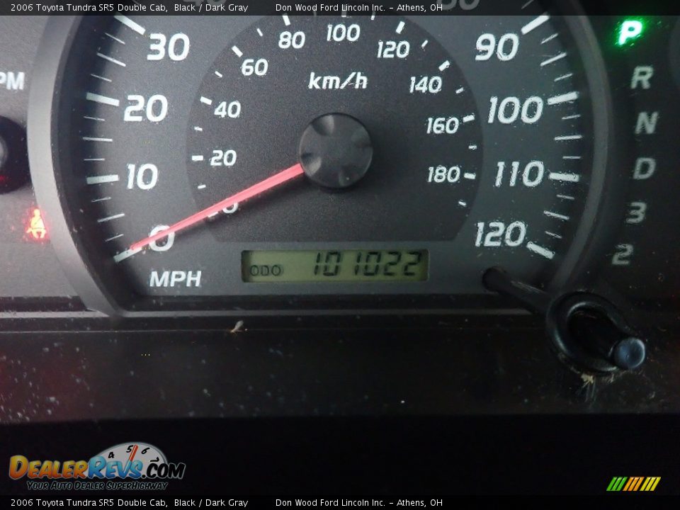 2006 Toyota Tundra SR5 Double Cab Black / Dark Gray Photo #17