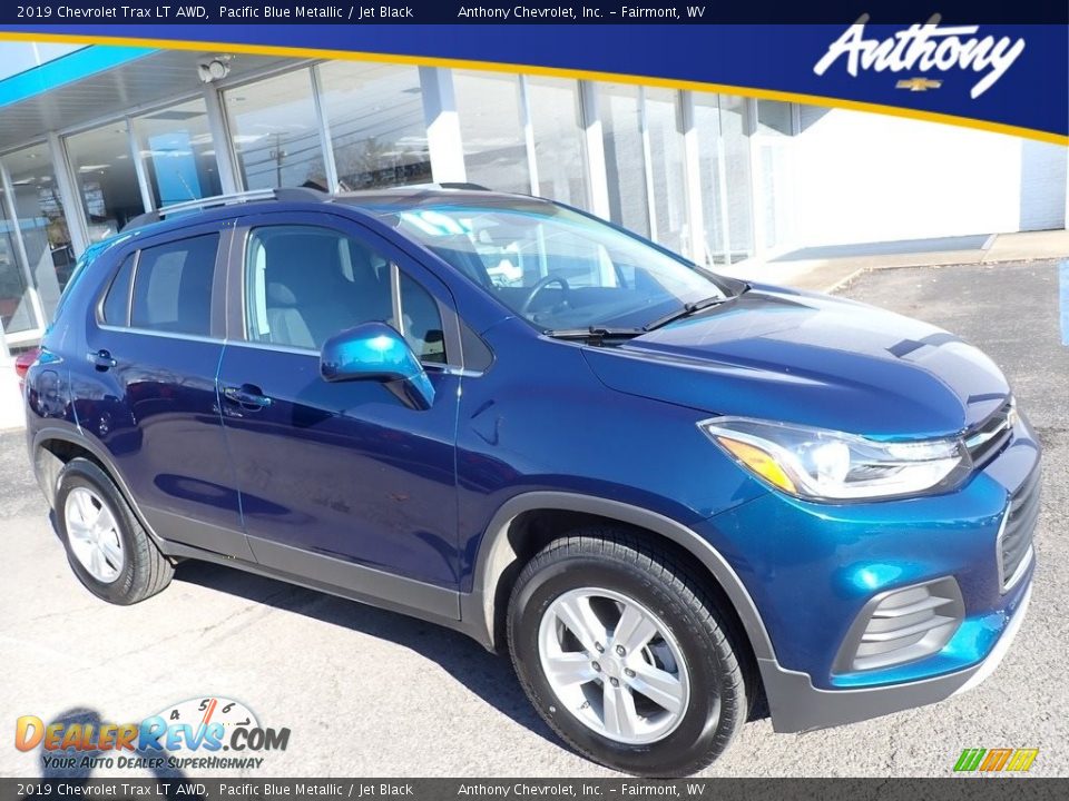 2019 Chevrolet Trax LT AWD Pacific Blue Metallic / Jet Black Photo #1