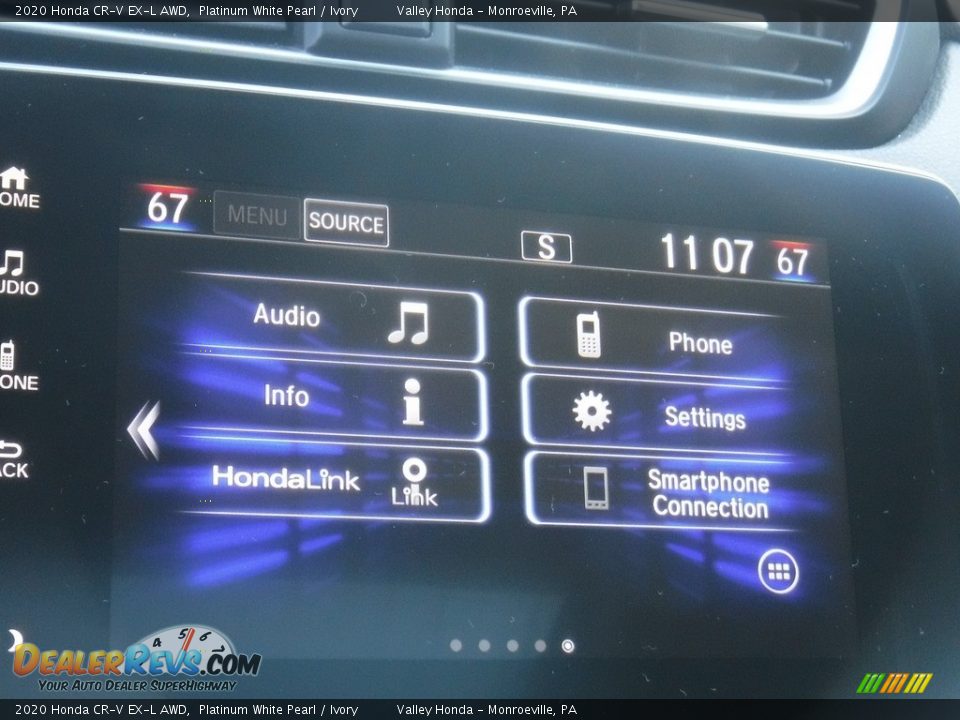 2020 Honda CR-V EX-L AWD Platinum White Pearl / Ivory Photo #18