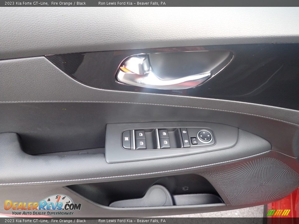 2023 Kia Forte GT-Line Fire Orange / Black Photo #15