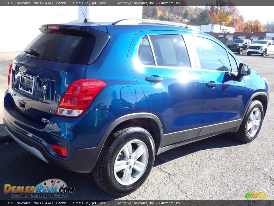 2019 Chevrolet Trax LT AWD Pacific Blue Metallic / Jet Black Photo #3