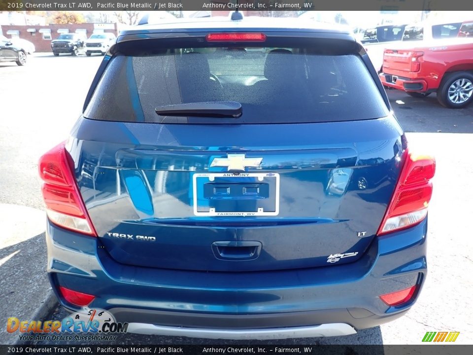 2019 Chevrolet Trax LT AWD Pacific Blue Metallic / Jet Black Photo #4