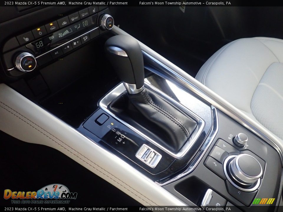 2023 Mazda CX-5 S Premium AWD Machine Gray Metallic / Parchment Photo #16