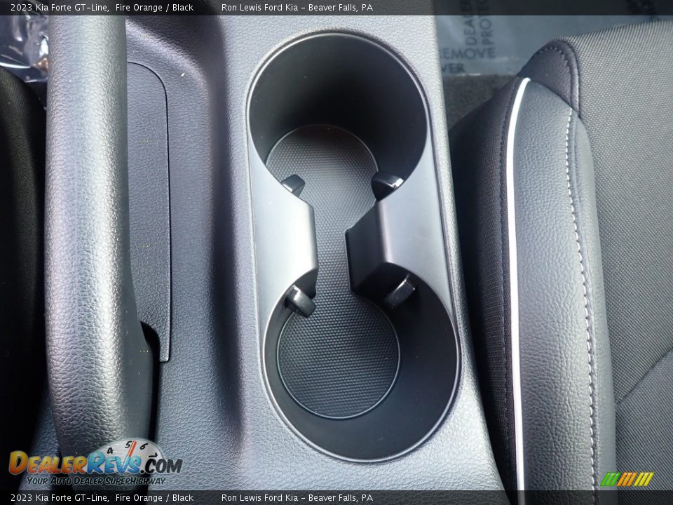 2023 Kia Forte GT-Line Fire Orange / Black Photo #19
