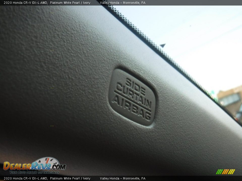 2020 Honda CR-V EX-L AWD Platinum White Pearl / Ivory Photo #24