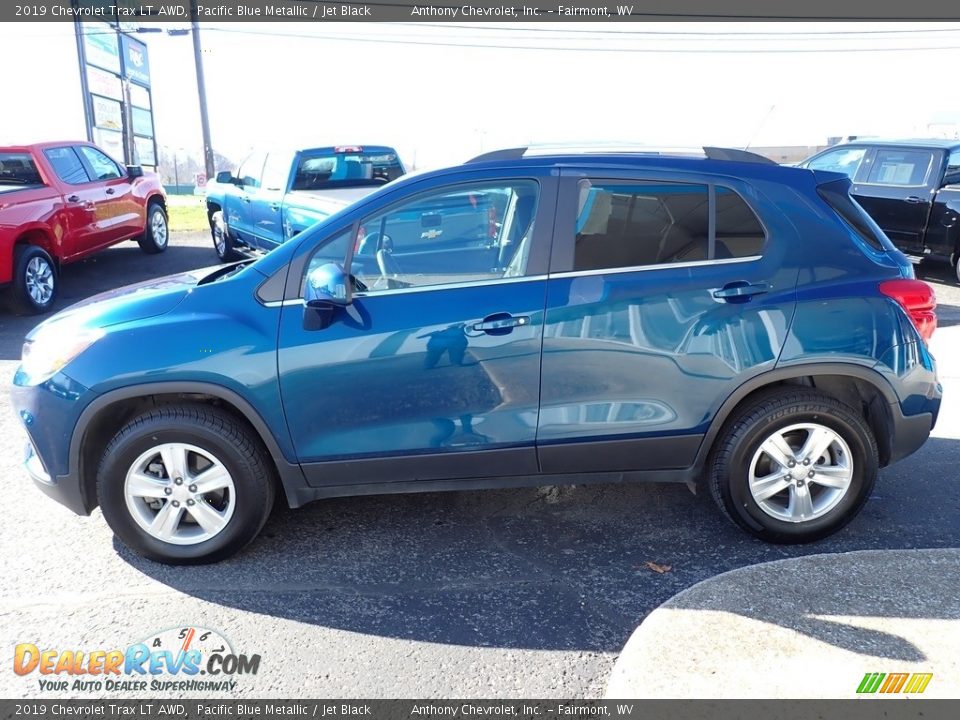 2019 Chevrolet Trax LT AWD Pacific Blue Metallic / Jet Black Photo #7