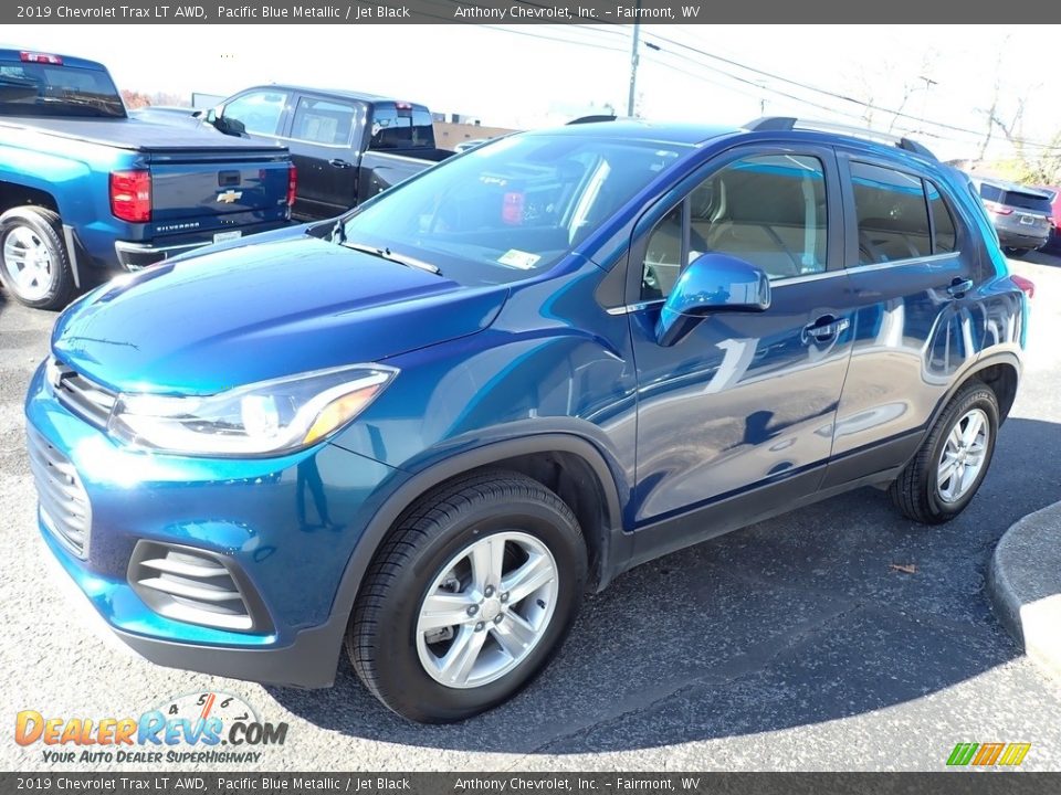 2019 Chevrolet Trax LT AWD Pacific Blue Metallic / Jet Black Photo #8