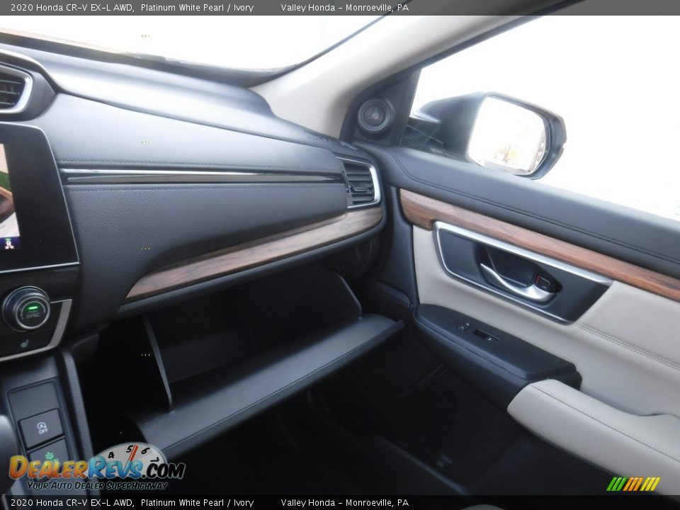 2020 Honda CR-V EX-L AWD Platinum White Pearl / Ivory Photo #28