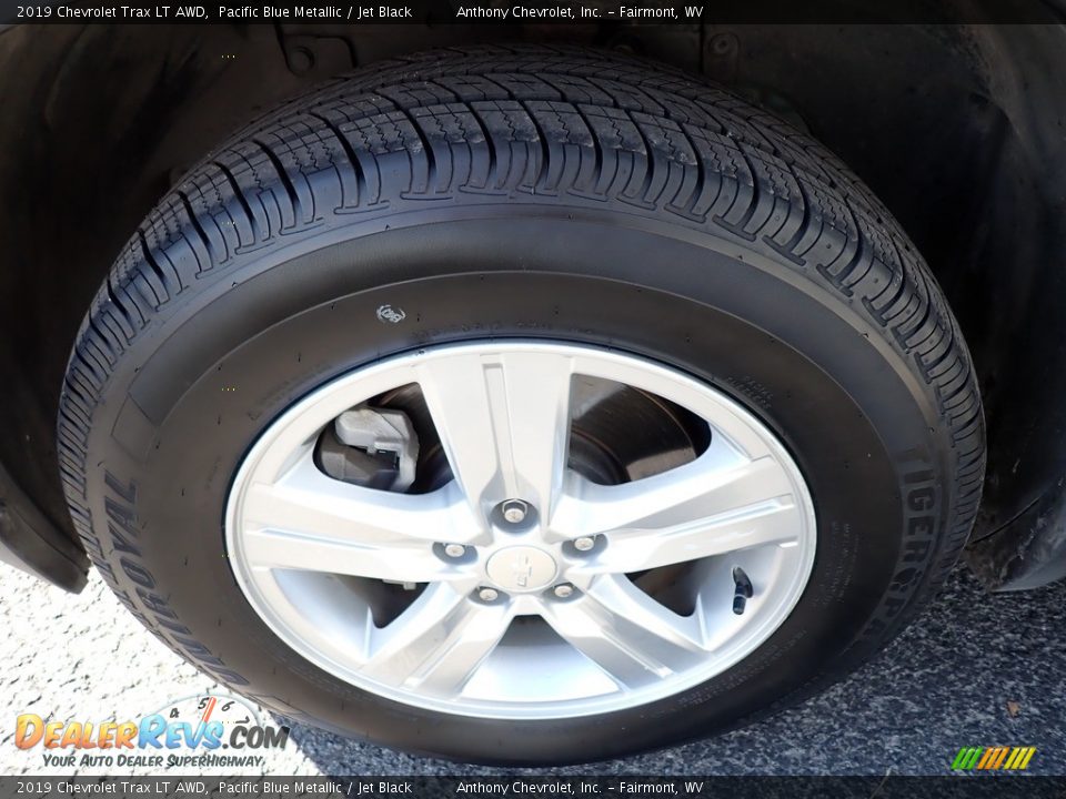 2019 Chevrolet Trax LT AWD Pacific Blue Metallic / Jet Black Photo #10