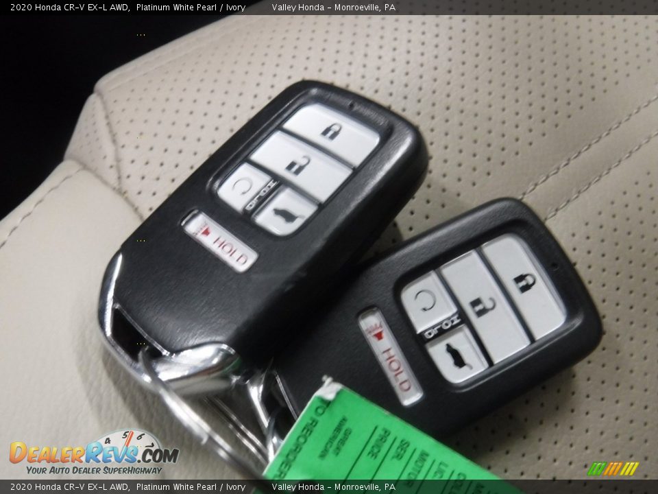 2020 Honda CR-V EX-L AWD Platinum White Pearl / Ivory Photo #32