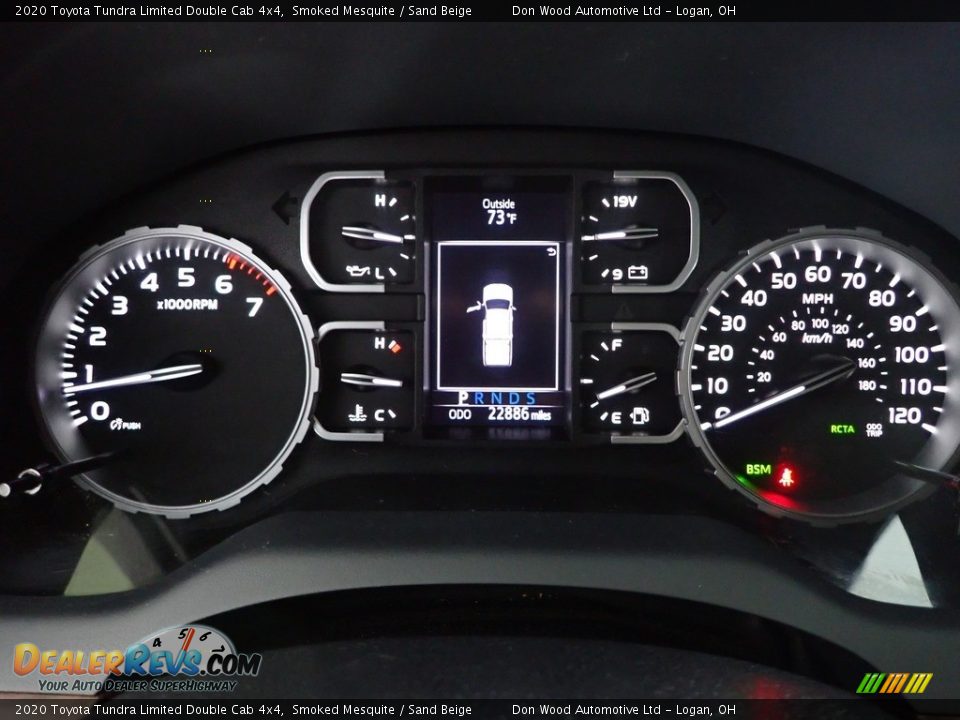 2020 Toyota Tundra Limited Double Cab 4x4 Gauges Photo #18