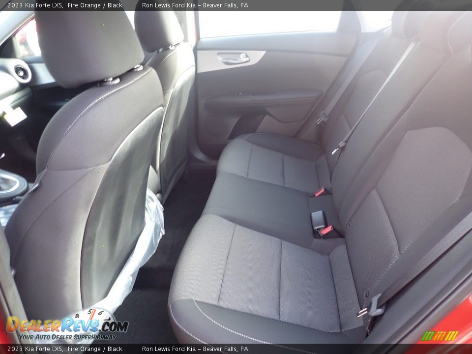 2023 Kia Forte LXS Fire Orange / Black Photo #12