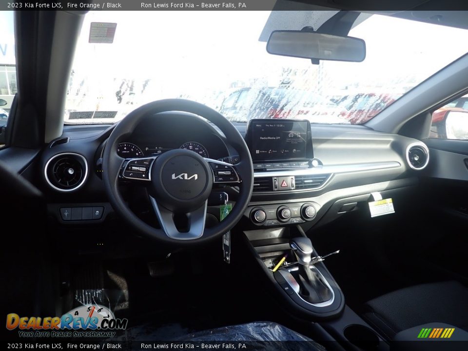 2023 Kia Forte LXS Fire Orange / Black Photo #13