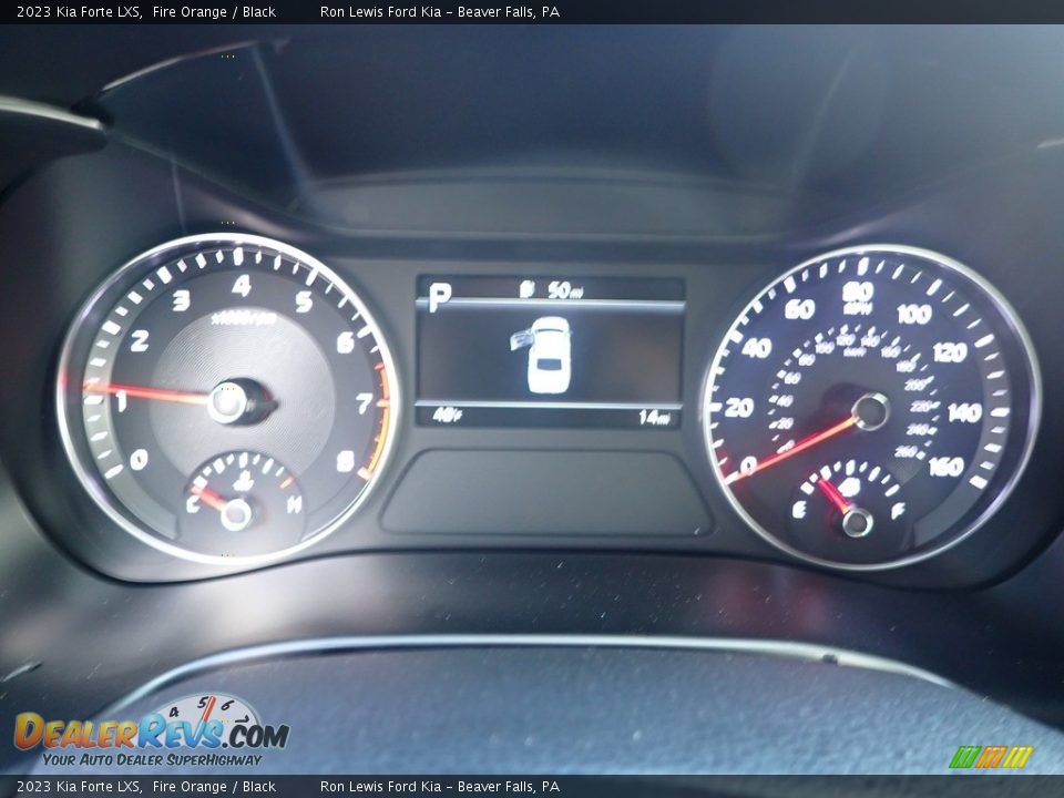 2023 Kia Forte LXS Fire Orange / Black Photo #16