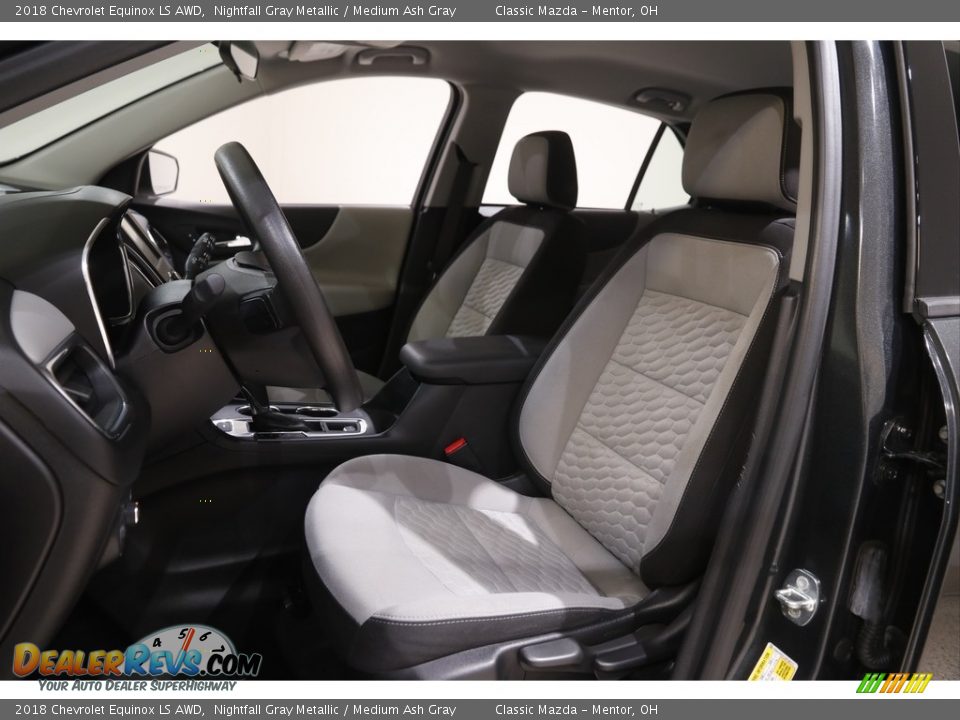 2018 Chevrolet Equinox LS AWD Nightfall Gray Metallic / Medium Ash Gray Photo #6