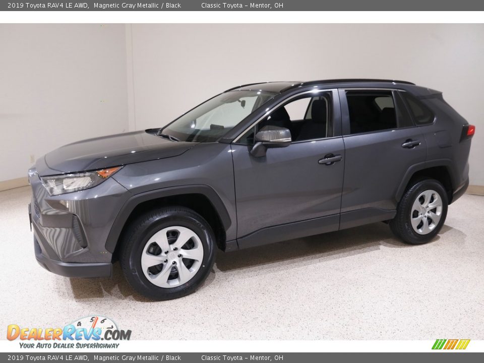 2019 Toyota RAV4 LE AWD Magnetic Gray Metallic / Black Photo #3