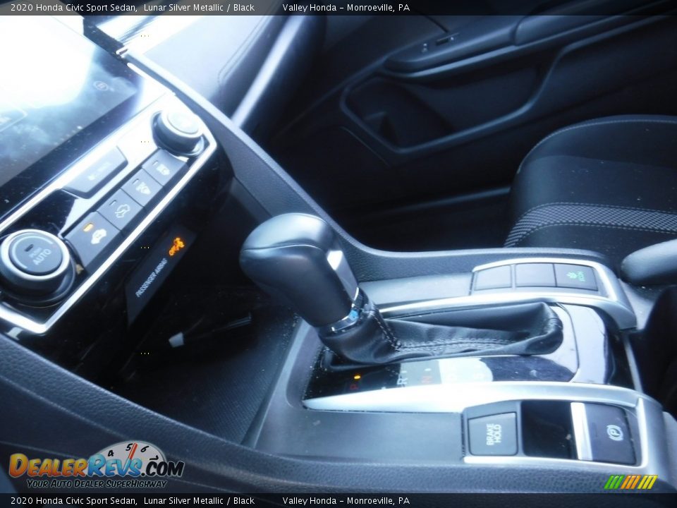 2020 Honda Civic Sport Sedan Lunar Silver Metallic / Black Photo #13