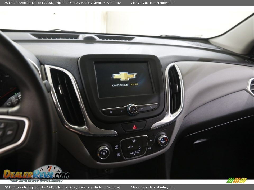 2018 Chevrolet Equinox LS AWD Nightfall Gray Metallic / Medium Ash Gray Photo #10