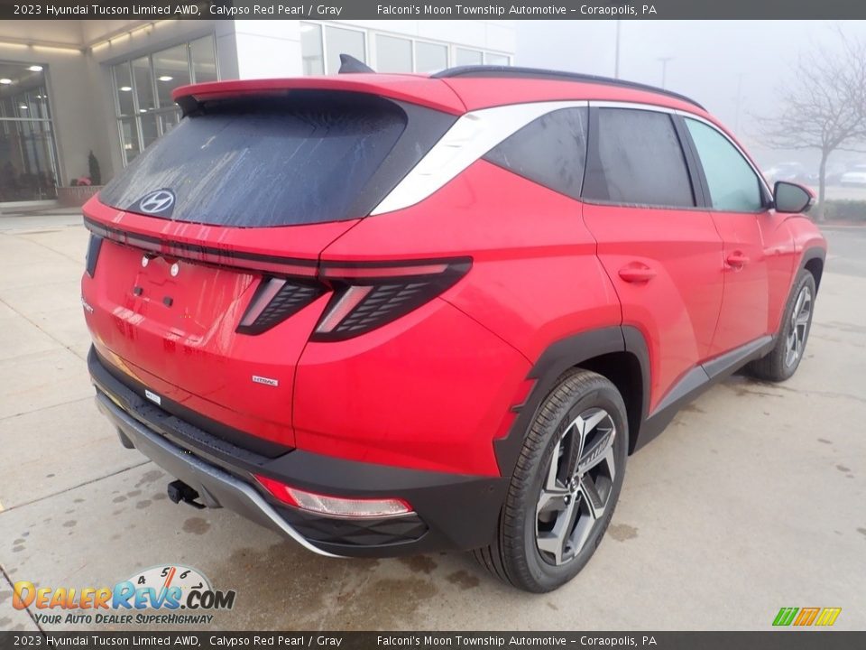 2023 Hyundai Tucson Limited AWD Calypso Red Pearl / Gray Photo #2