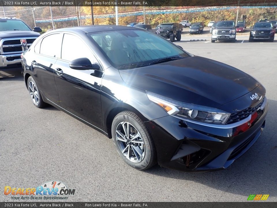 2023 Kia Forte LXS Aurora Black / Black Photo #2