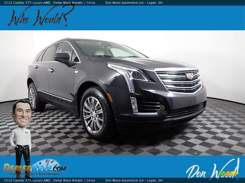 2019 Cadillac XT5 Luxury AWD Stellar Black Metallic / Cirrus Photo #1